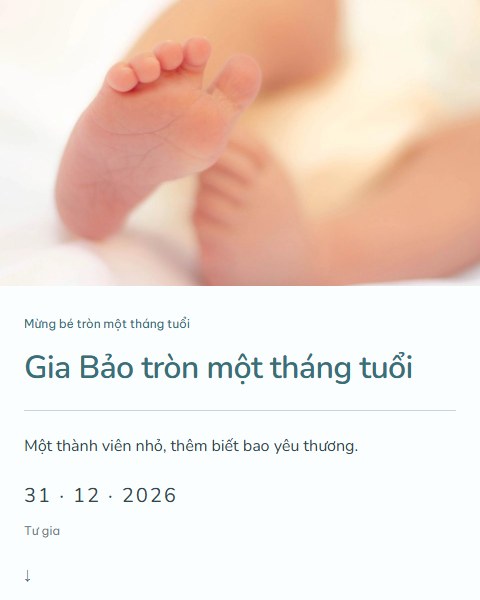 Nhật ký đầu đời