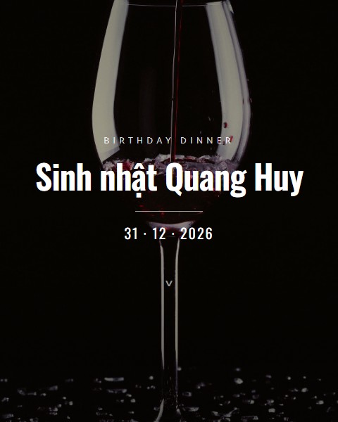 Tiệc tối lịch lãm