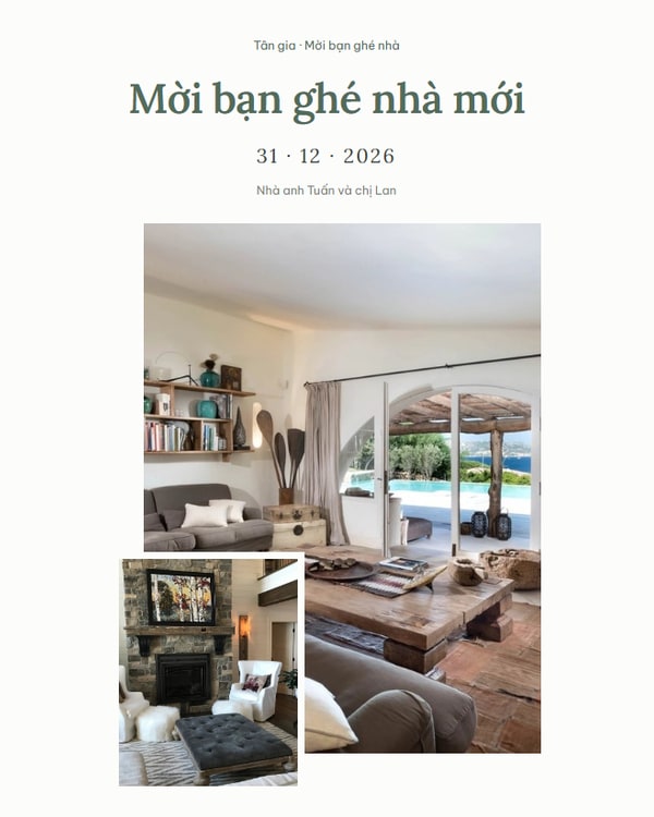 Bữa cơm đầu ở nhà mới