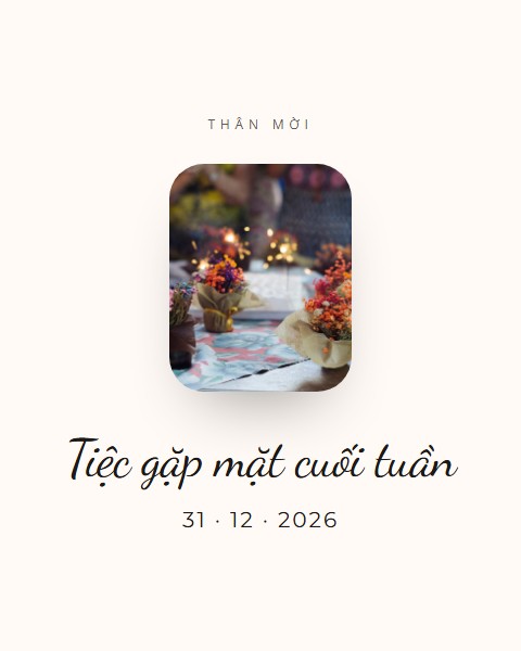 Tiệc thân mật